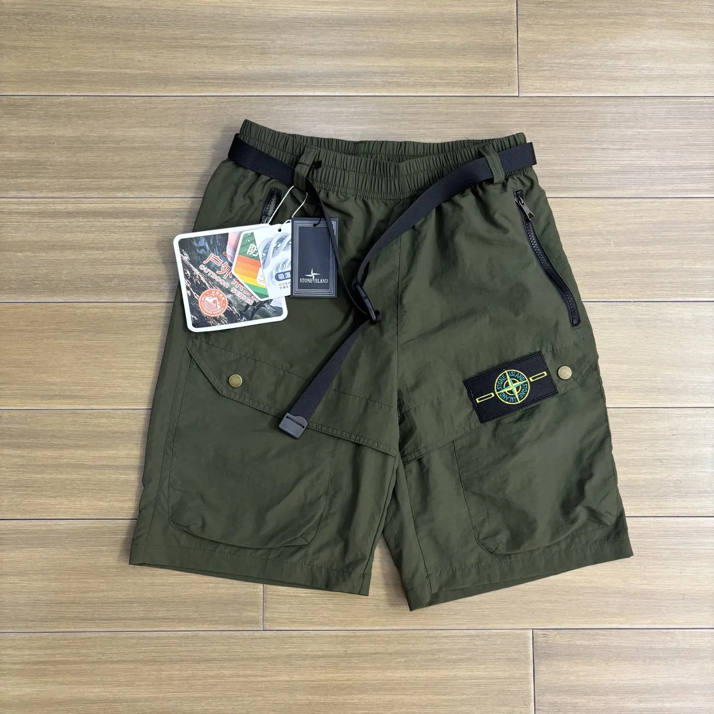 Stone Island カーゴショーツワイドフィット - 画像 (6)