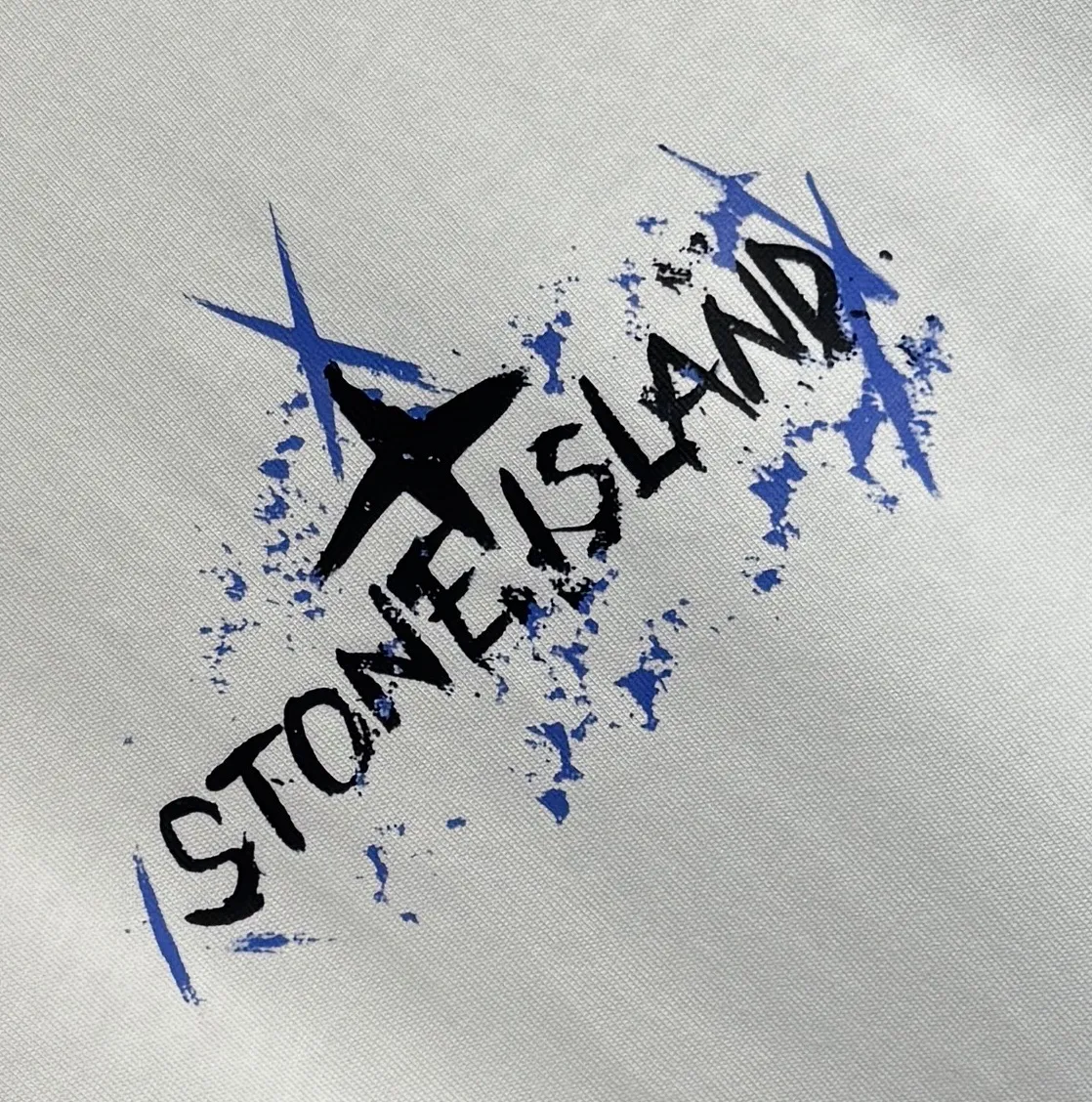 STONE ISLAND 白黒 シンプルTシャツ - 画像 (9)