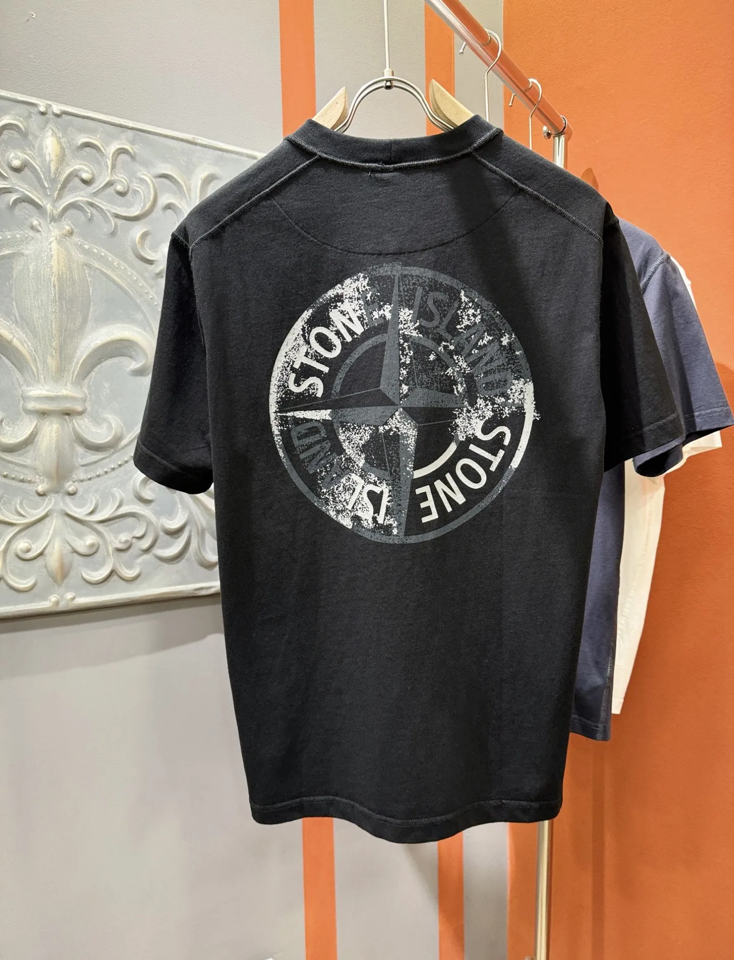 STONE ISLAND 黒 Tシャツ - 画像 (9)