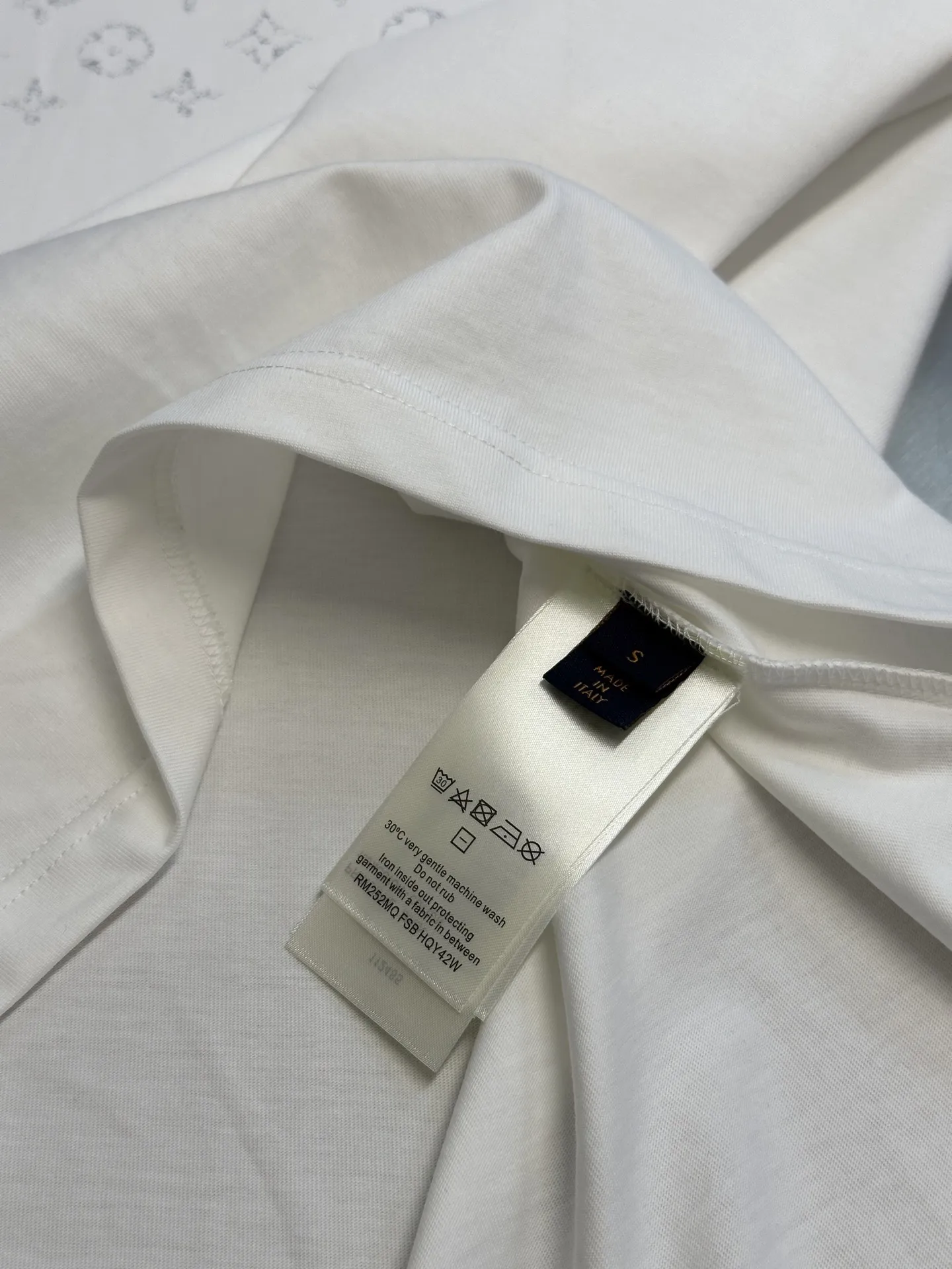 Louis Vuitton ホワイトグラデーションモノクロTシャツ - 画像 (9)