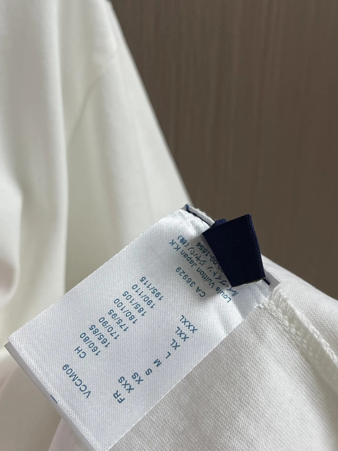 LV 白い印花短袖Tシャツ - 画像 (8)