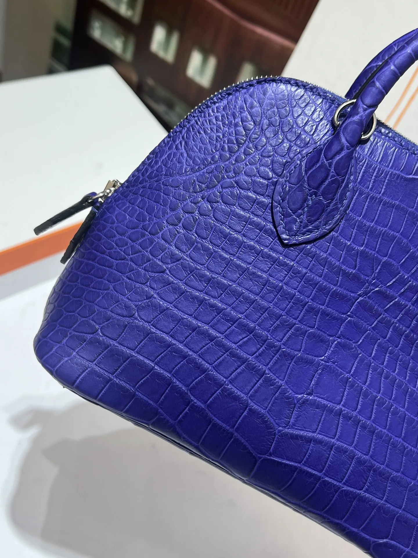 HERMÈS アイリスパープル ボリード ミニバッグ - 画像 (8)