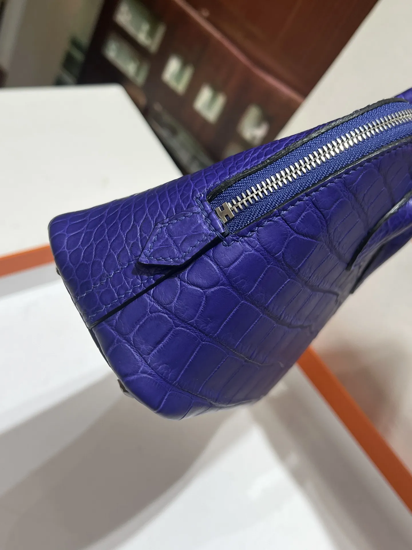 HERMÈS アイリスパープル ボリード ミニバッグ - 画像 (9)