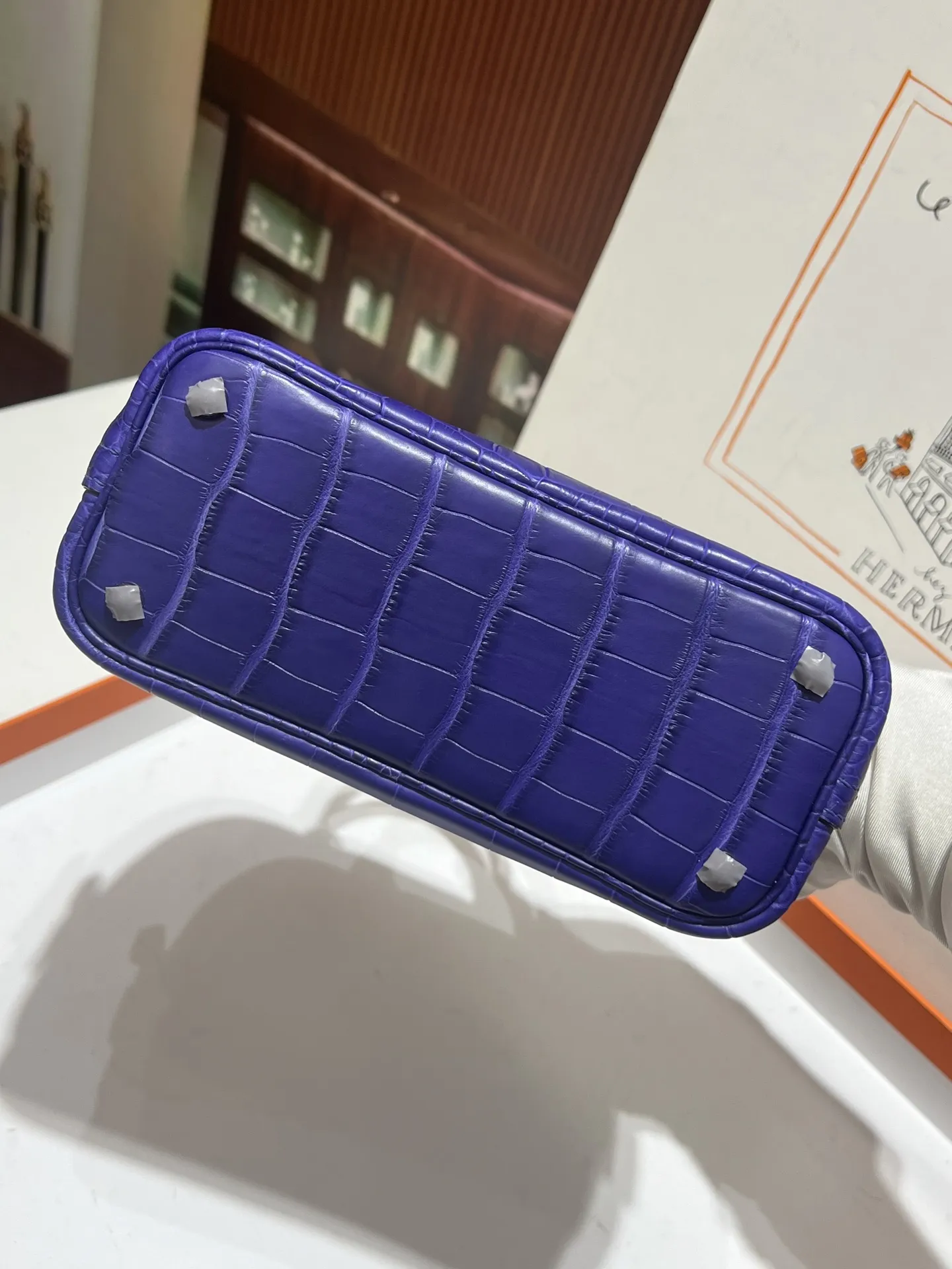 HERMÈS アイリスパープル ボリード ミニバッグ - 画像 (10)