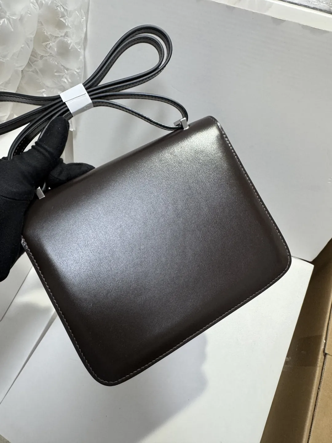 Hermès Box Constance 18cm ブラウンとベージュ - 画像 (4)