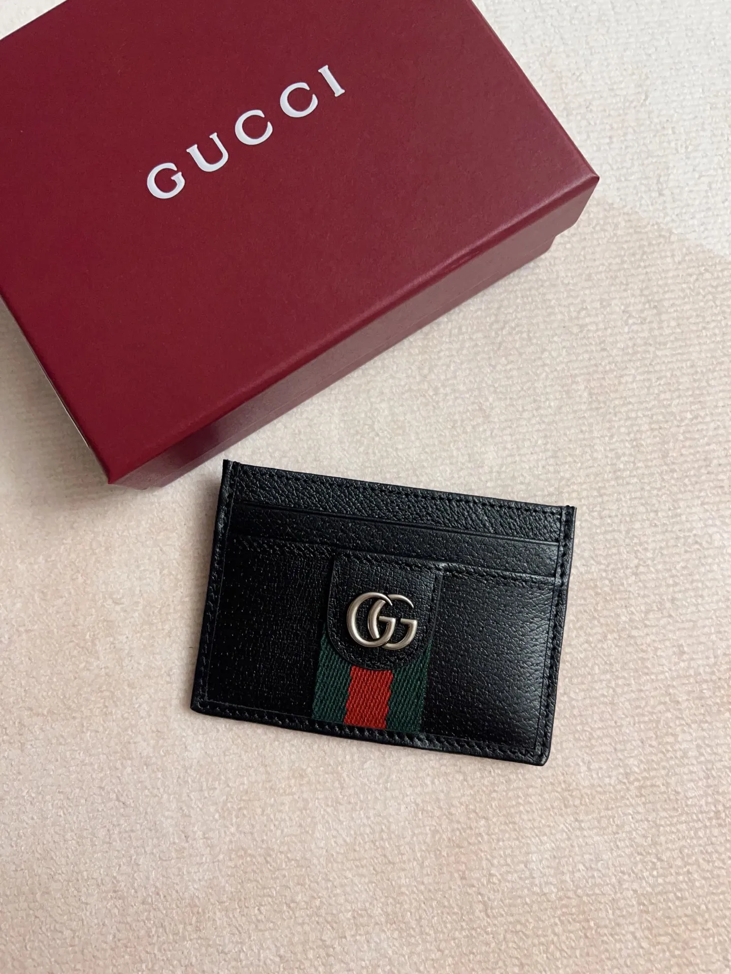 Gucci オフィディア カードケース 黒 A6016088