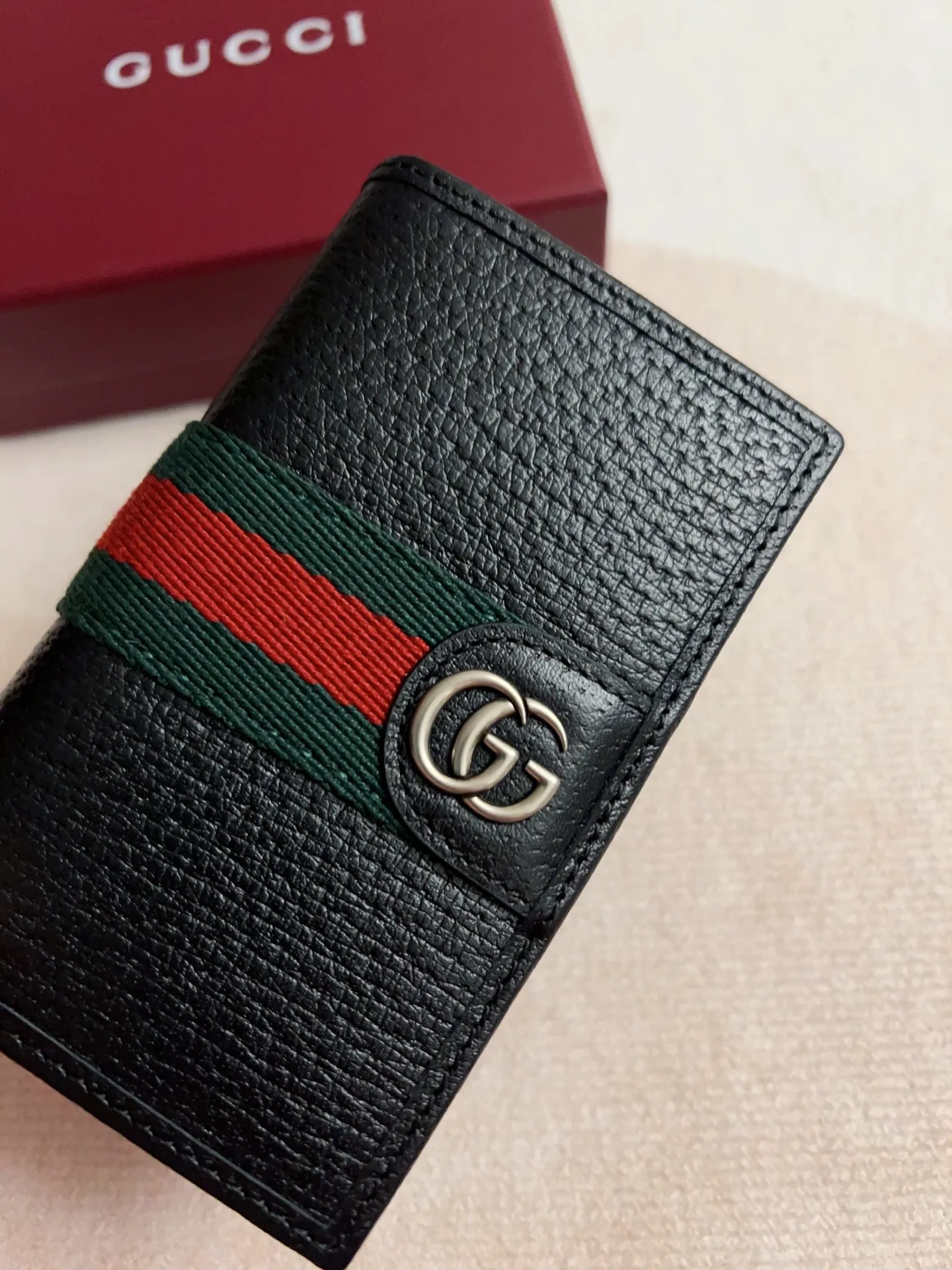 Gucci Ophidia カードケース ブラック スタイル - 画像 (3)