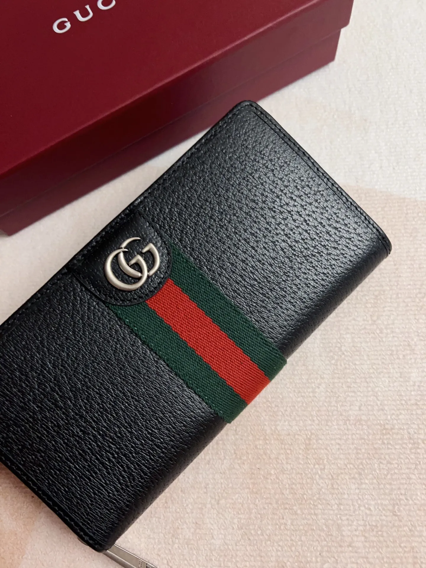 Gucci オフィディア 黒 長財布 ジップウォレット - 画像 (3)