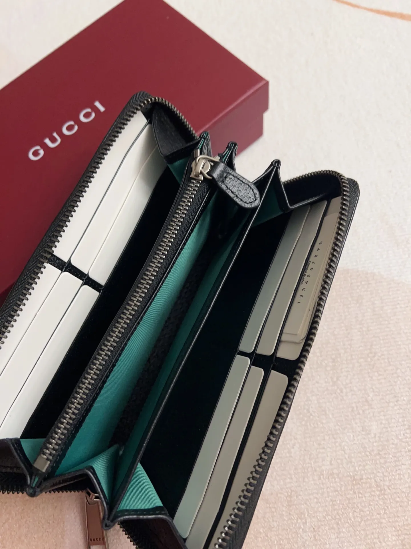 Gucci オフィディア 黒 長財布 ジップウォレット - 画像 (5)