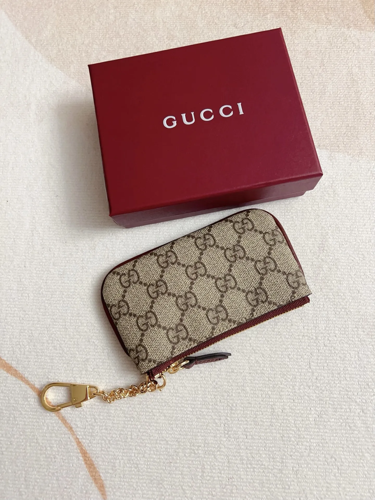 Gucci オフィディア 口紅ケース 茶色 枣赤 スタイル - 画像 (4)