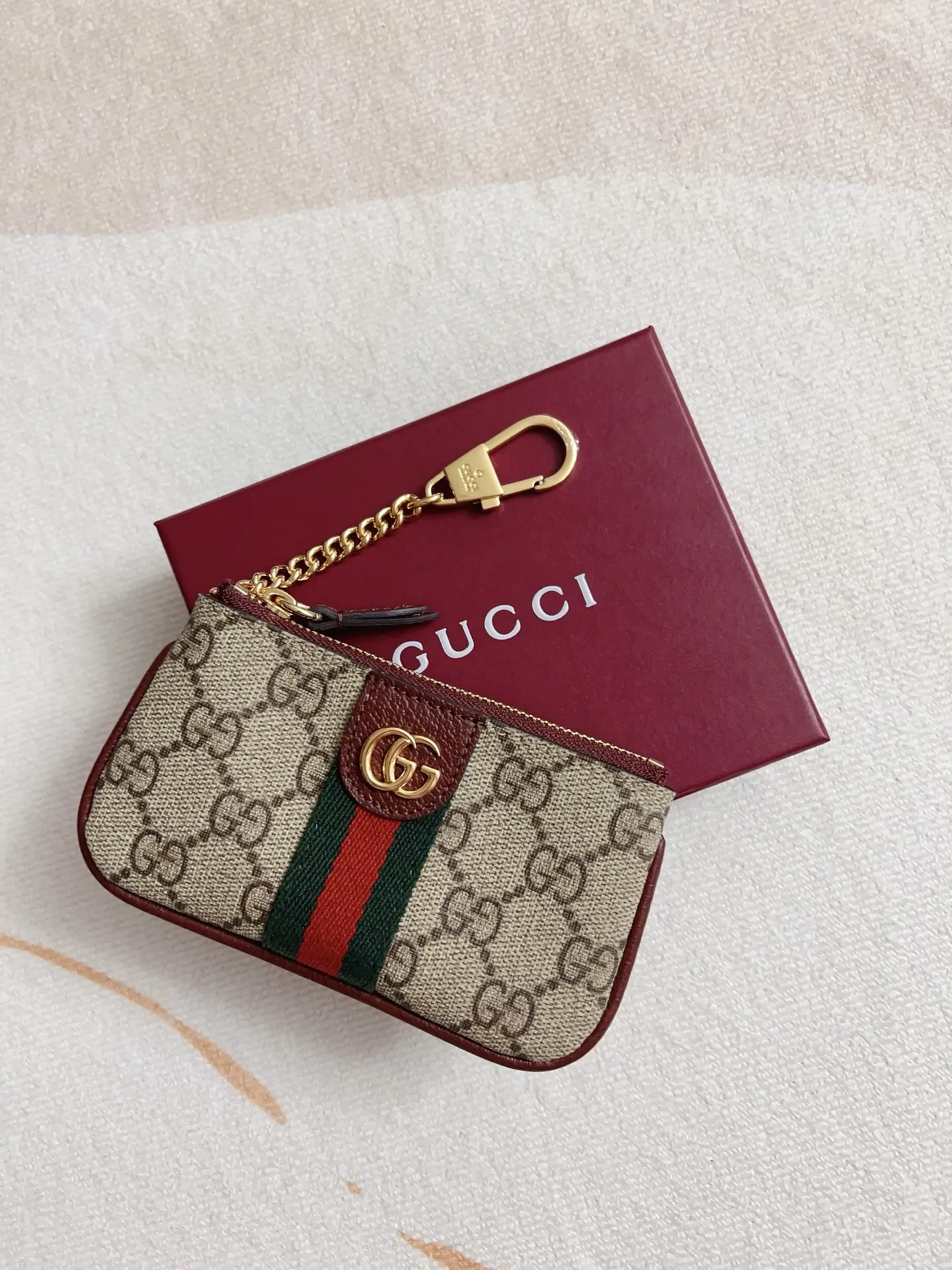 Gucci オフィディア 口紅ケース 茶色 枣赤 スタイル - 画像 (7)