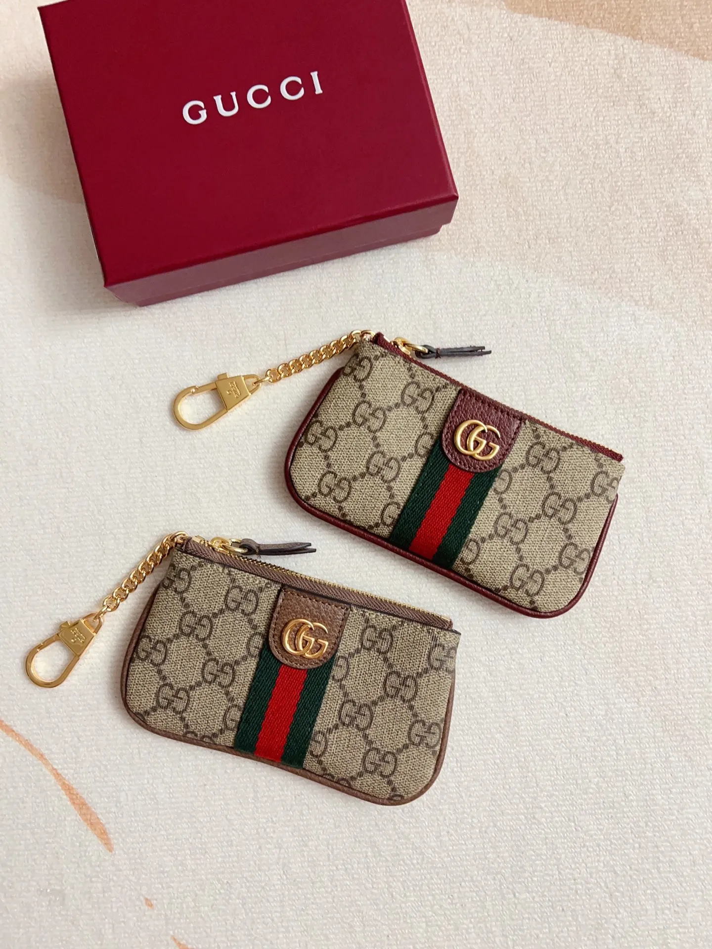 Gucci オフィディア 口紅ケース 茶色 枣赤 スタイル - 画像 (9)