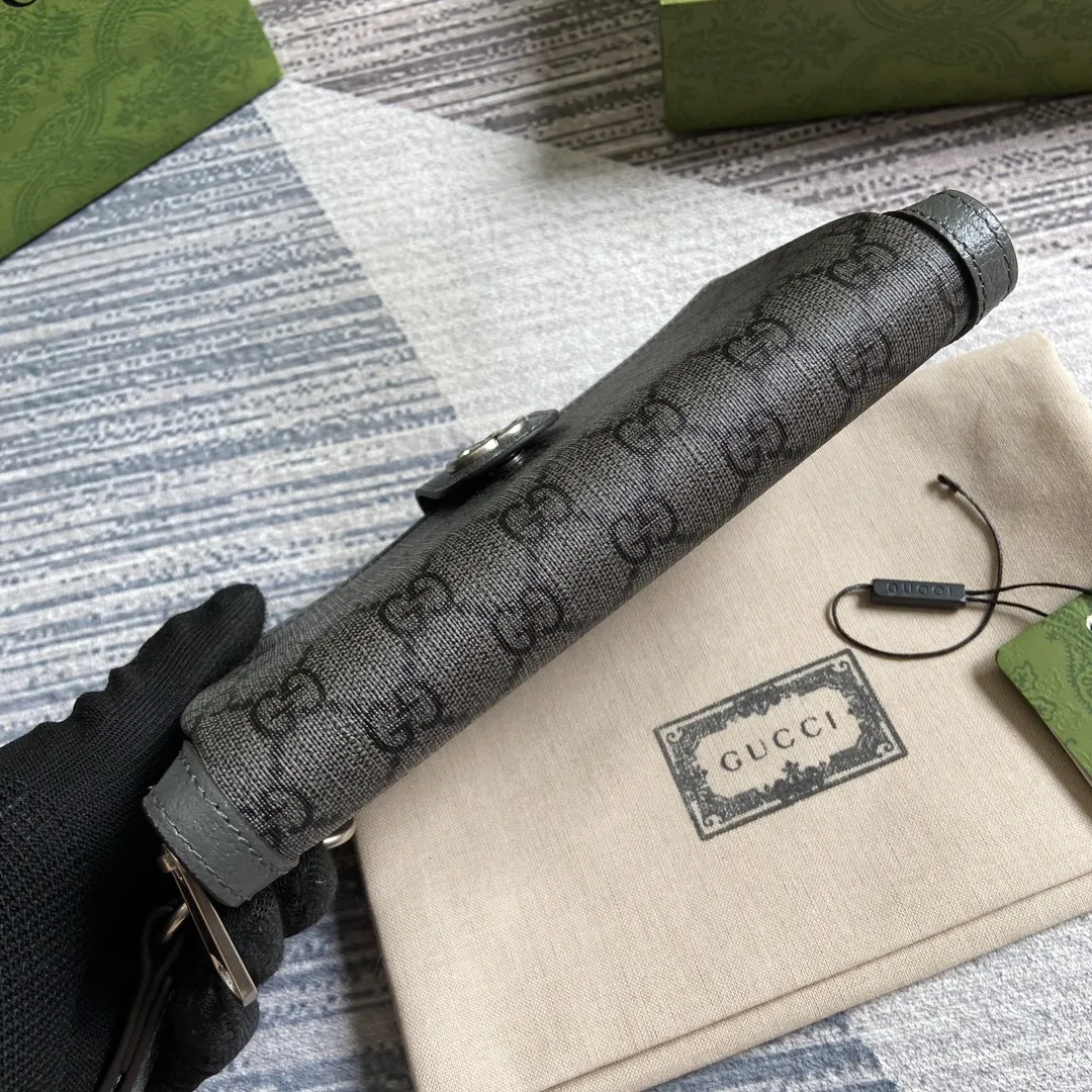 Gucci GG Ophidia グレーウォレット - 画像 (7)