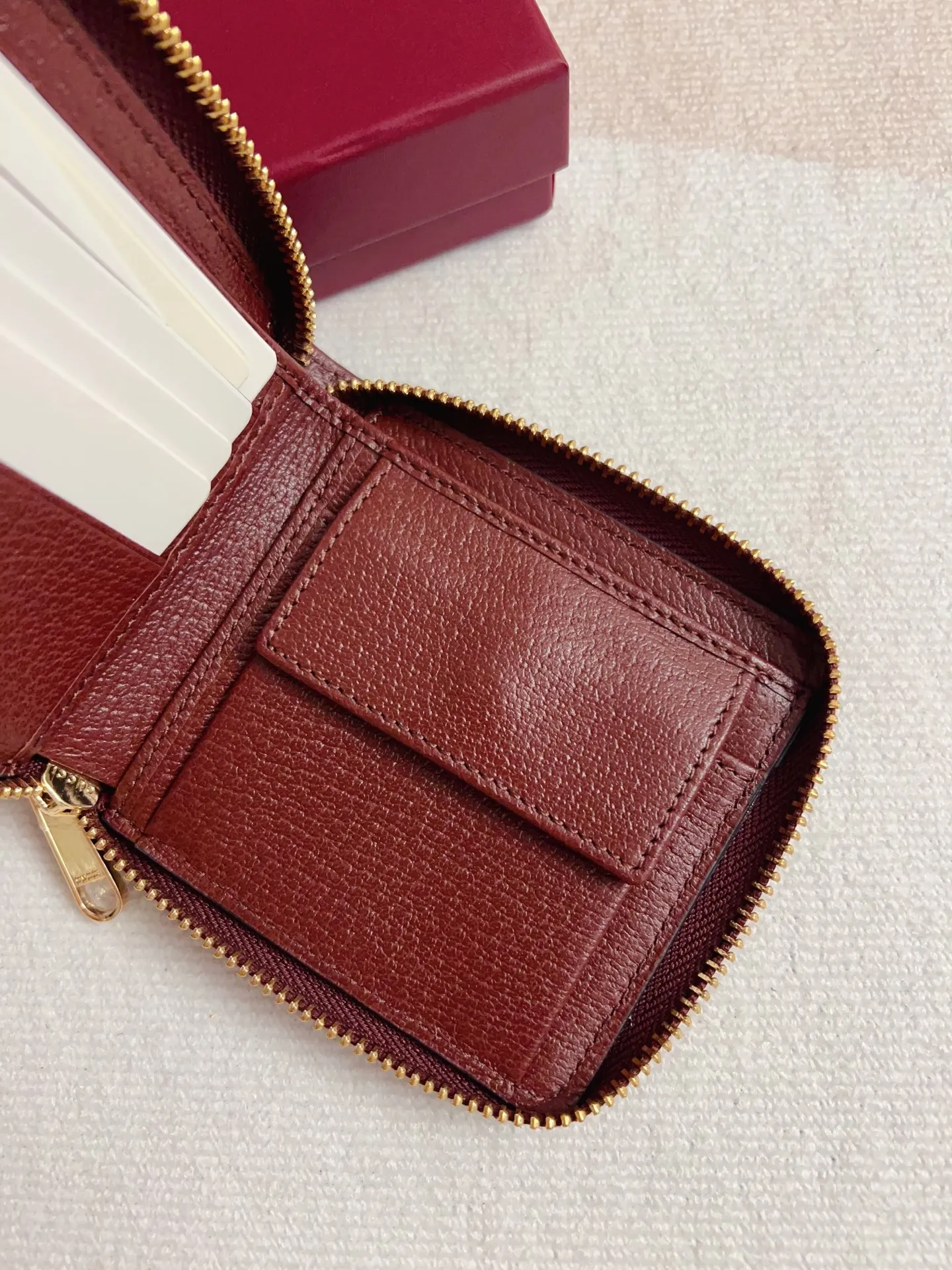 Gucci Ophidia 短財布 枣红色 GG Supreme - 画像 (6)