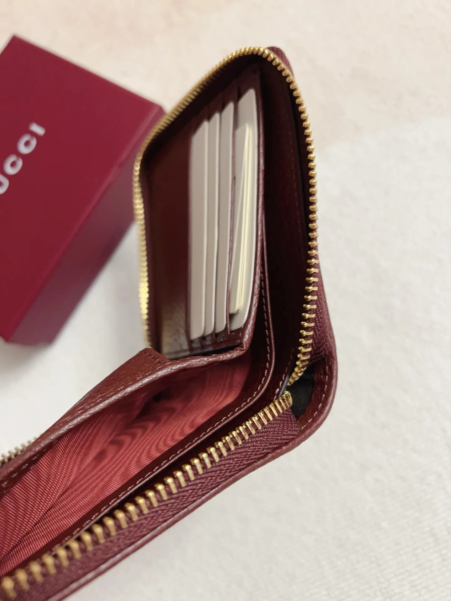 Gucci Ophidia 短財布 枣红色 GG Supreme - 画像 (7)