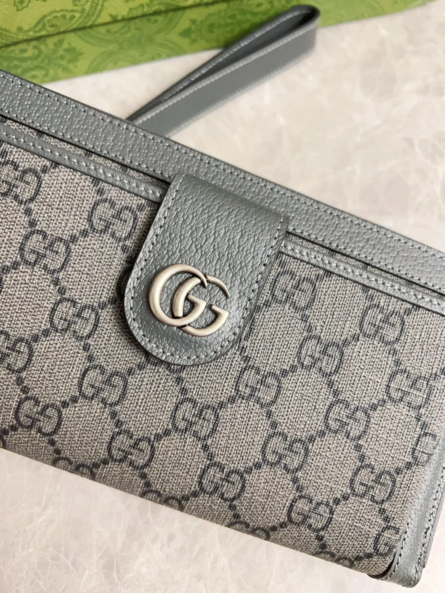 Gucci Ophidia グレーウォレット GG柄 - 画像 (3)