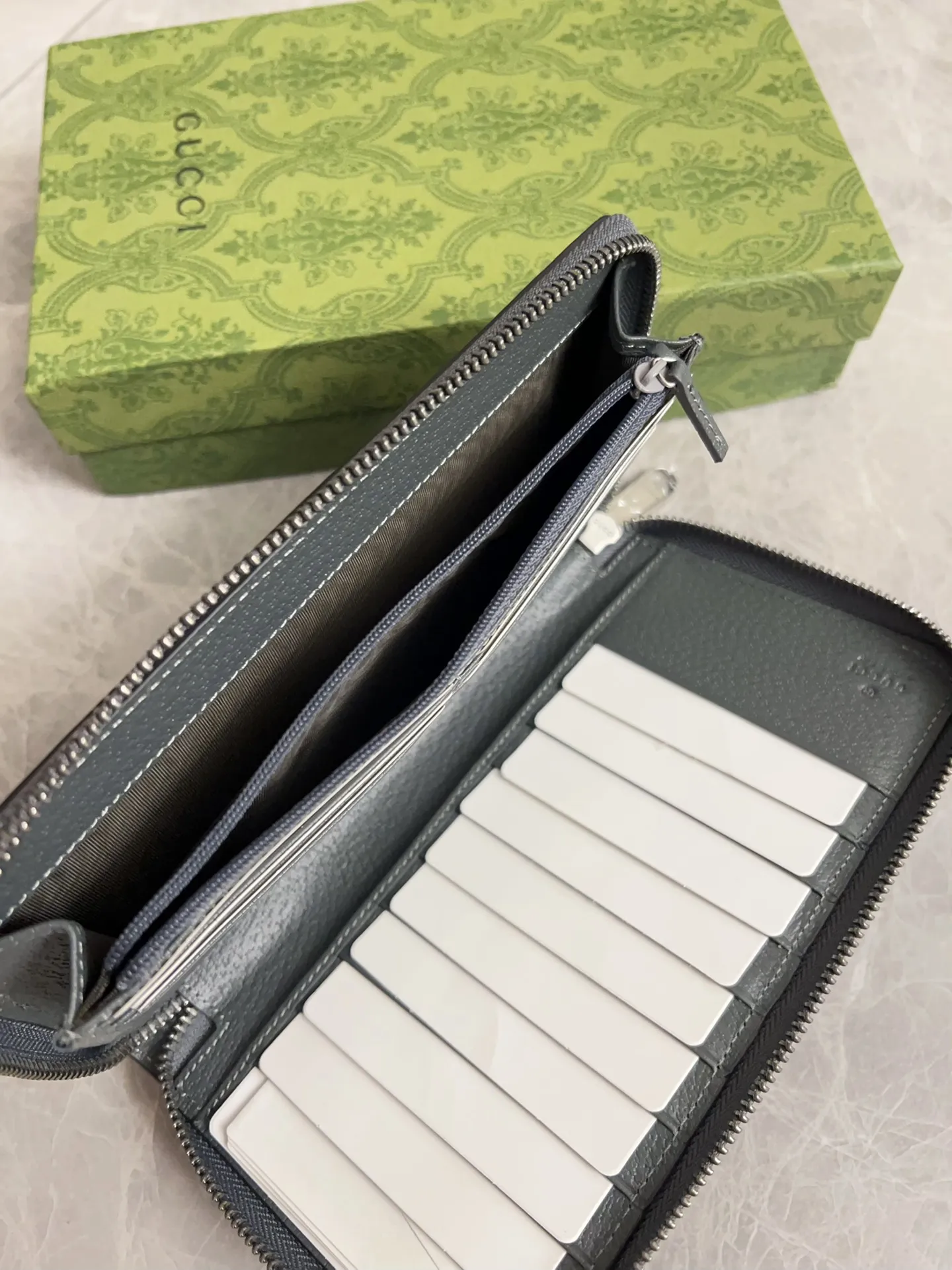 Gucci Ophidia グレーウォレット GG柄 - 画像 (7)