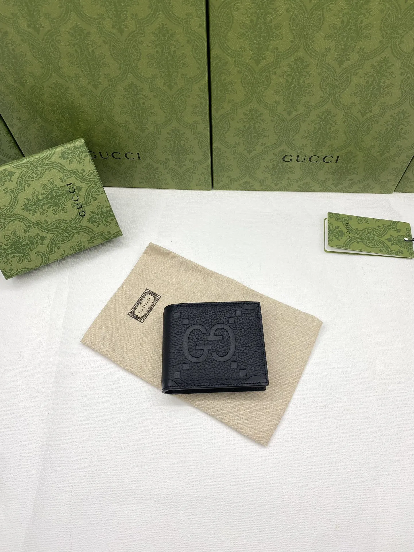 Gucci 黒色 スーパーGG スタイル 財布 - 画像 (3)