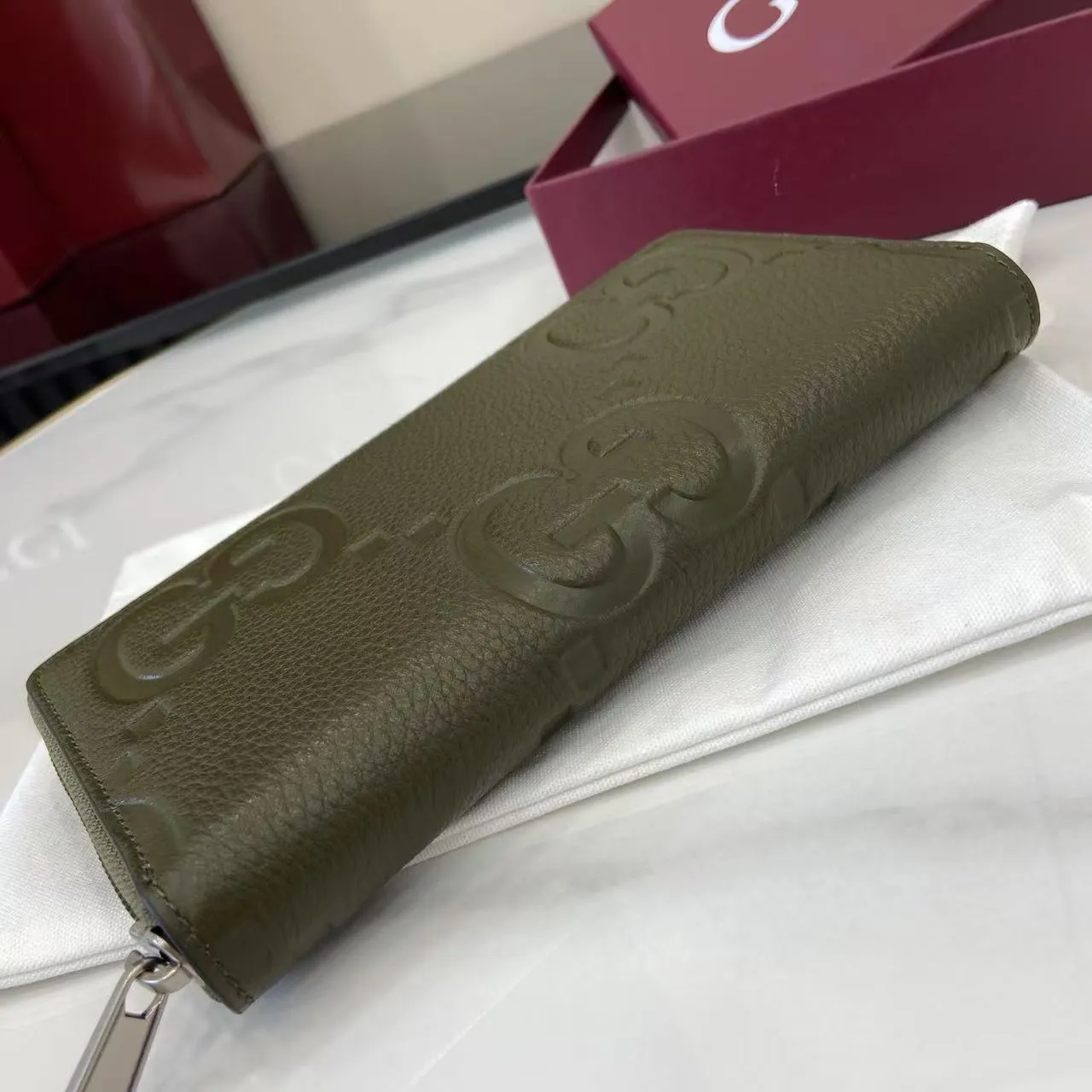 Gucci スーパーGG ジップアラウンドウォレット - 画像 (5)