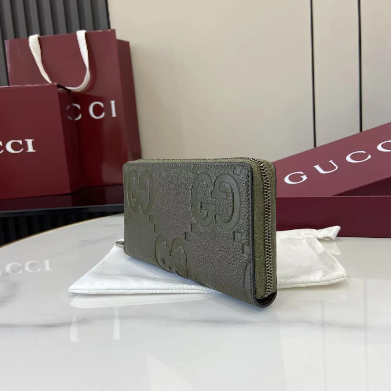 Gucci スーパーGG ジップアラウンドウォレット - 画像 (7)