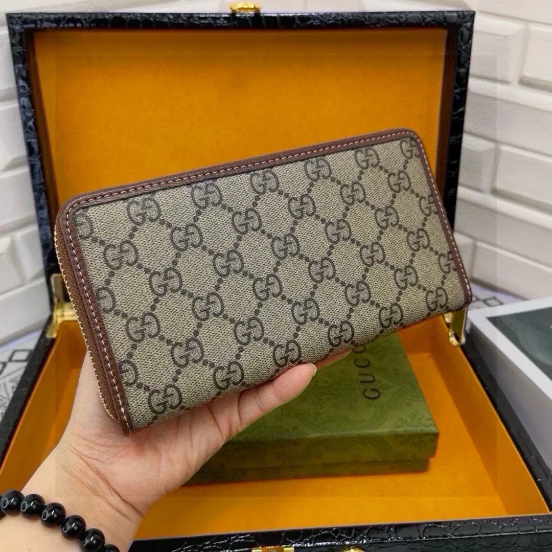 GUCCI 馬衔扣 長財布 ベージュ GG柄 - 画像 (3)