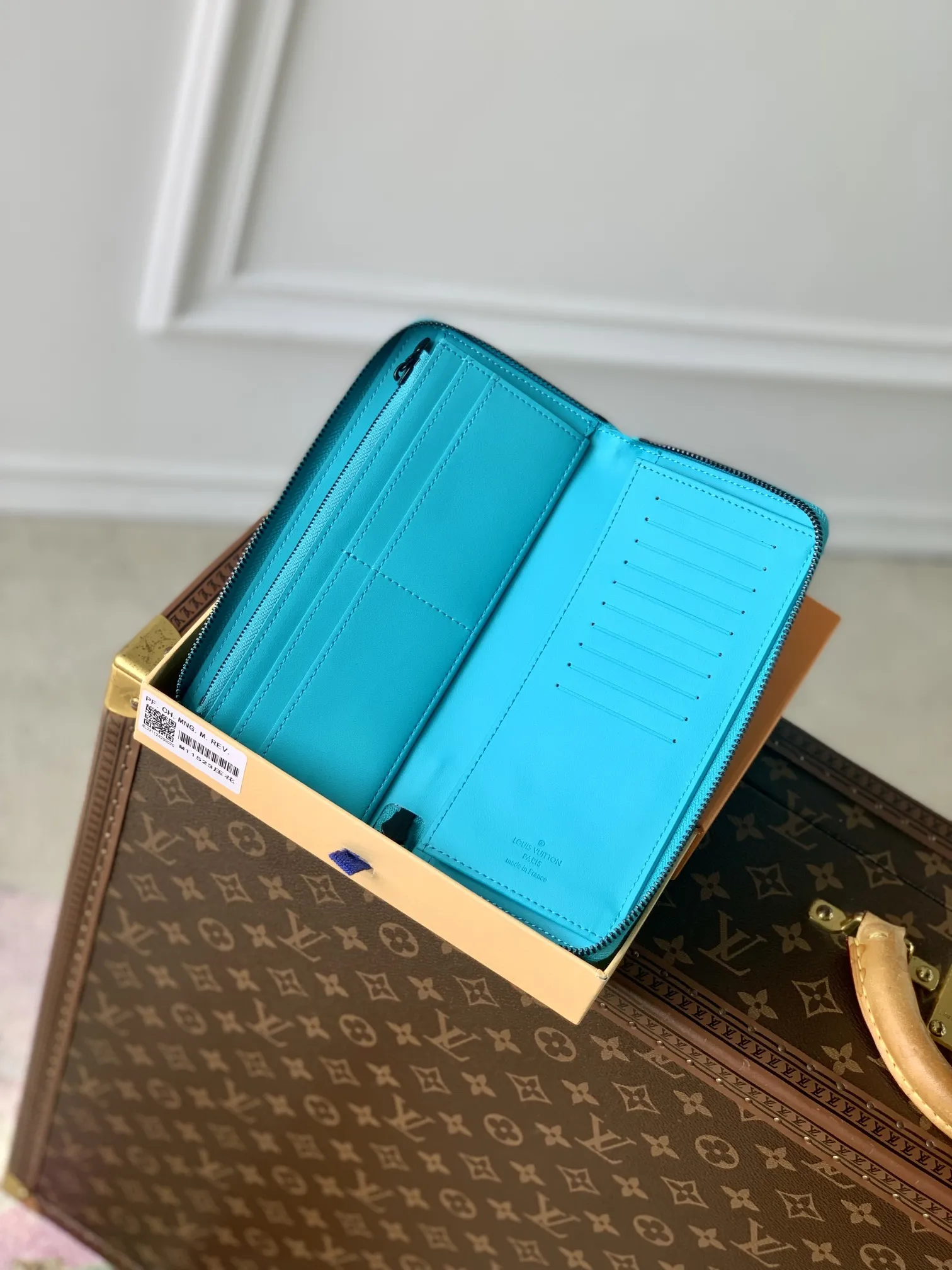 Louis Vuitton モノグラムエクリプスリバース 青 コンパクトウォレット - 画像 (10)