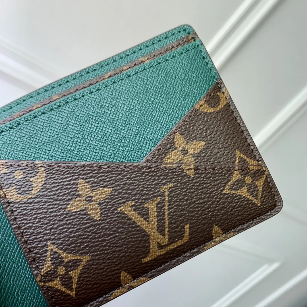 Louis Vuitton モノグラムマカサール 緑色 小銭入れ - 画像 (7)
