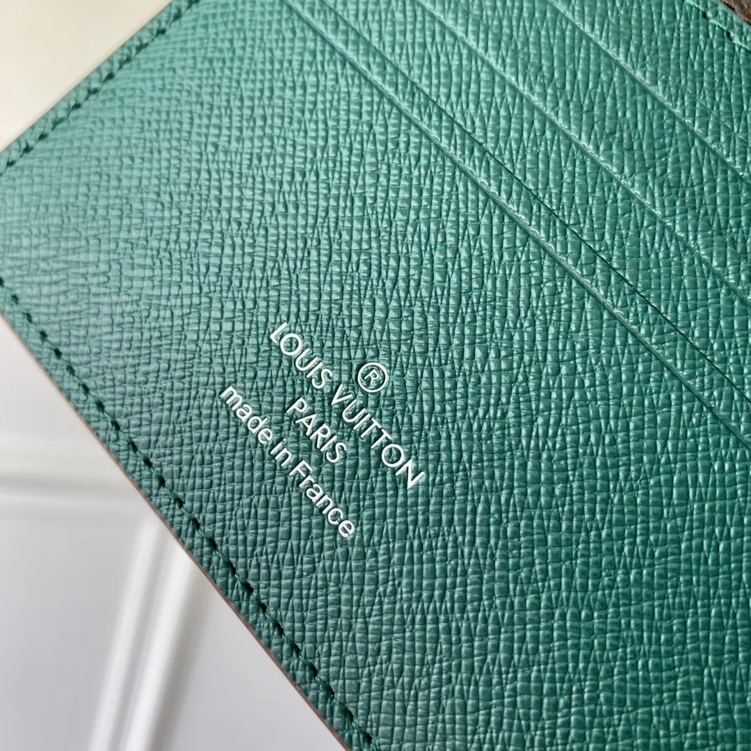 Louis Vuitton モノグラムマカサール 緑色 小銭入れ - 画像 (9)