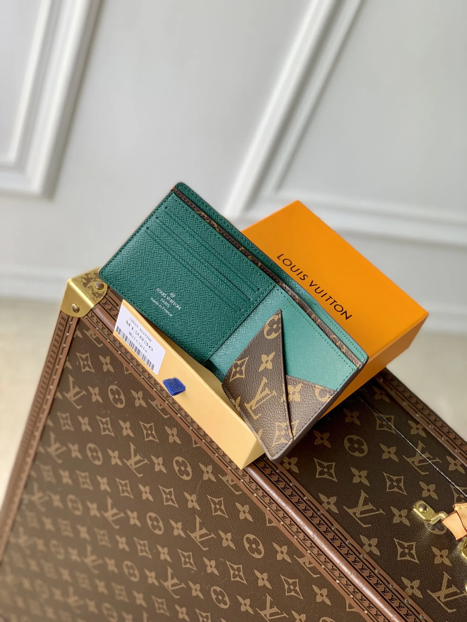 Louis Vuitton モノグラムマカサール 緑色 小銭入れ - 画像 (10)