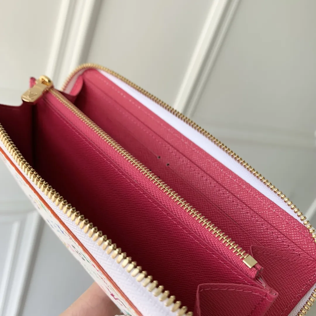 Louis Vuitton 白彩 Clémence 財布 レインボー柄 - 画像 (8)