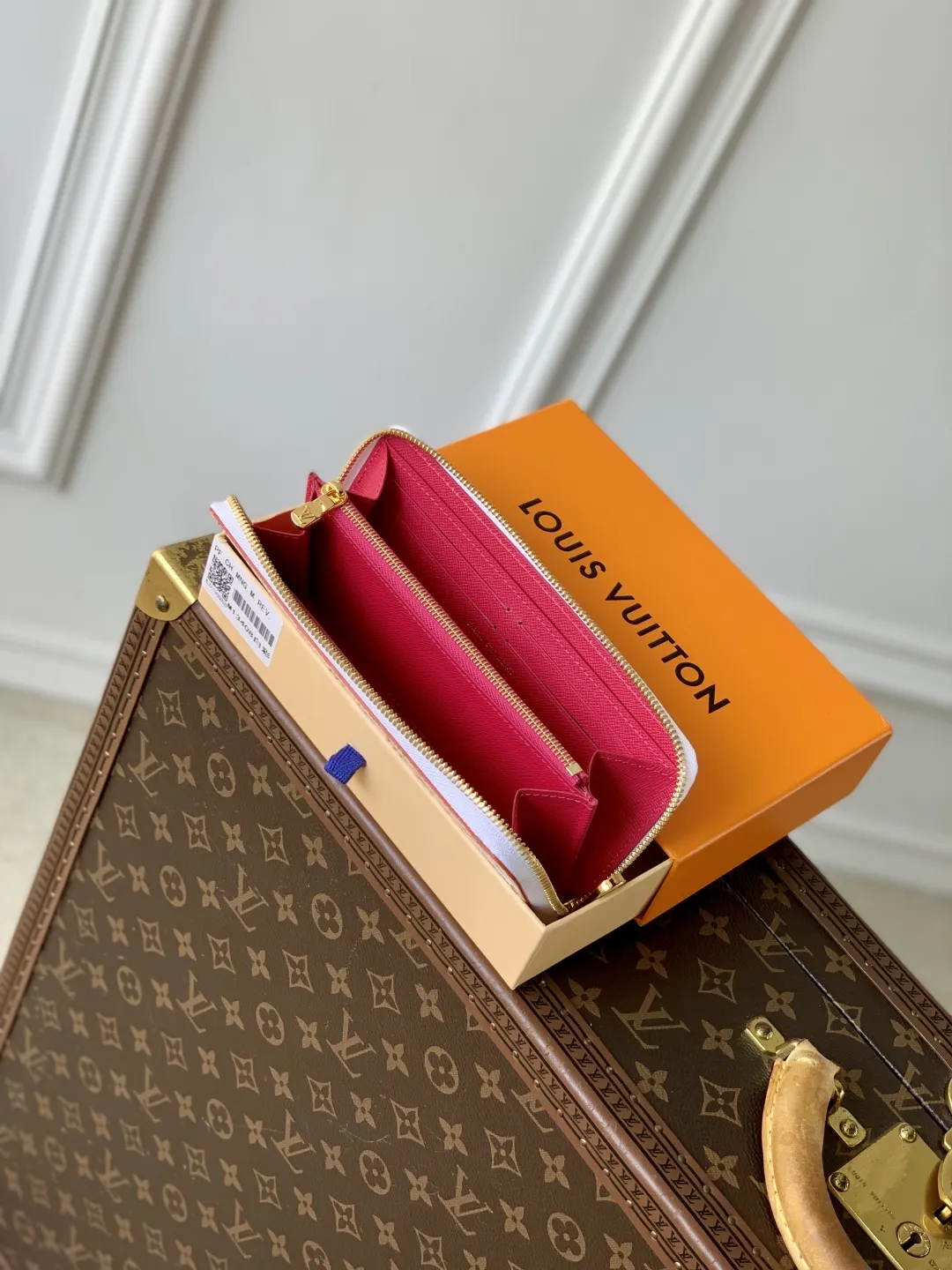 Louis Vuitton 白彩 Clémence 財布 レインボー柄 - 画像 (10)