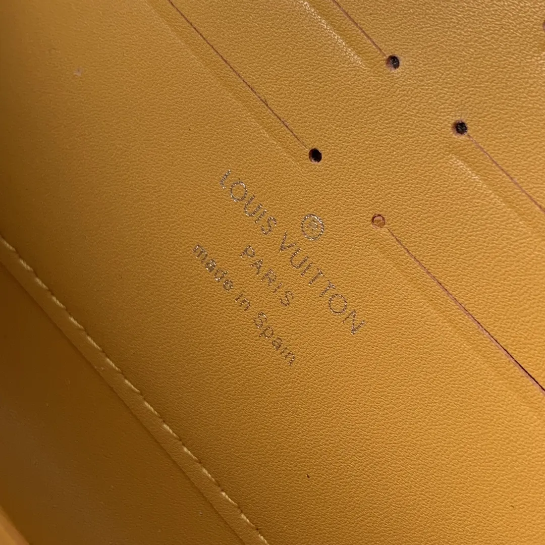 LOUIS VUITTON 黄色 Aerogram 長財布 - 画像 (9)
