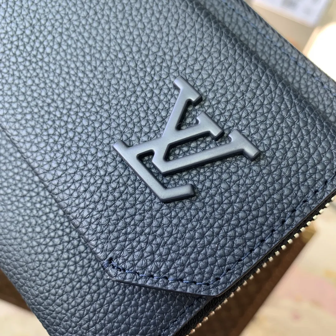 LOUIS VUITTON Aerogram 長財布 ブルー M69831 - 画像 (4)