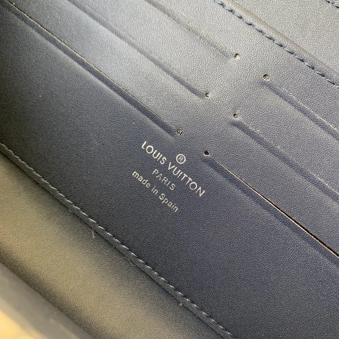 LOUIS VUITTON Aerogram 長財布 ブルー M69831 - 画像 (10)