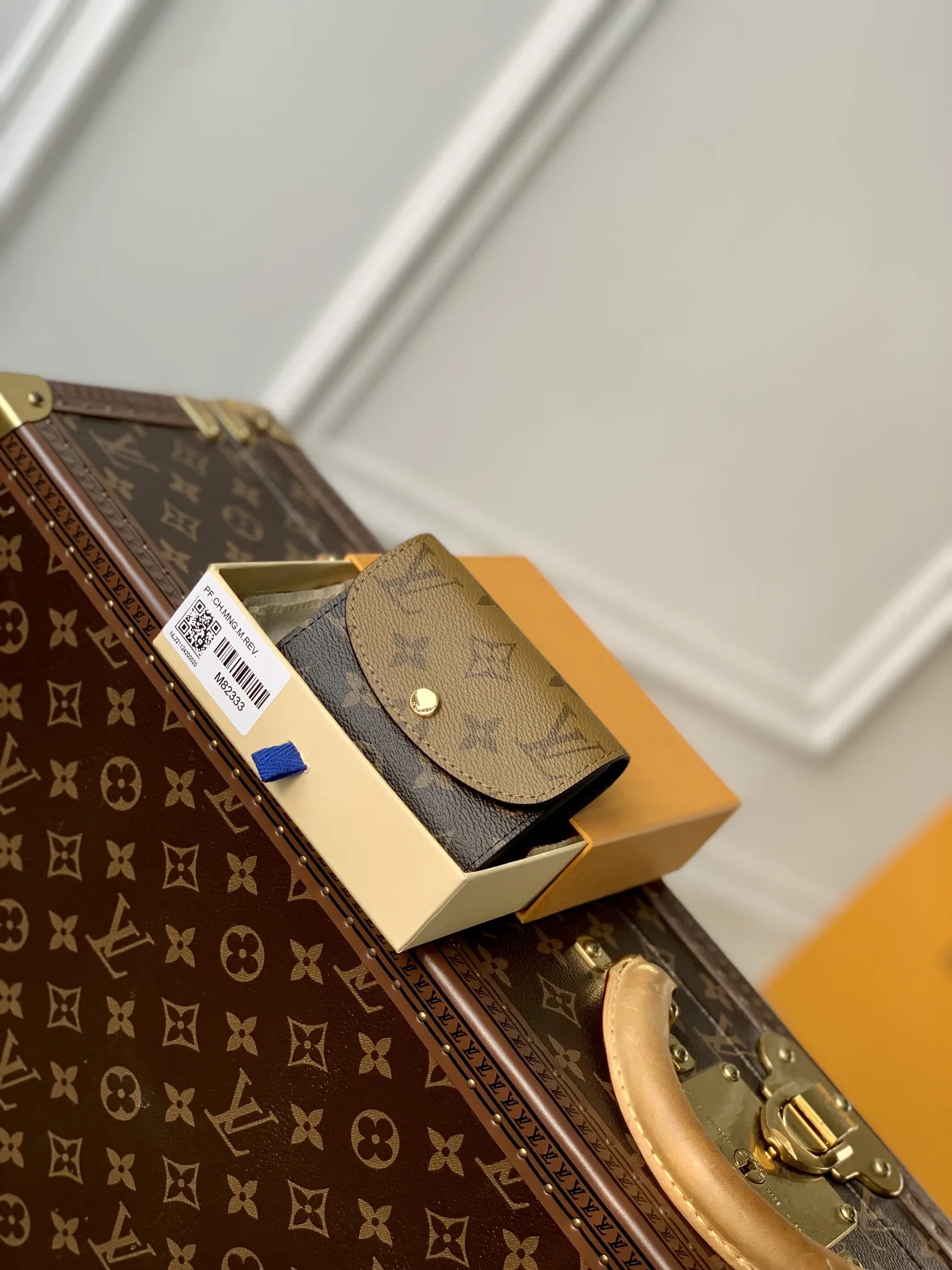 Louis Vuitton ポルトモネロザリ ブラウン 小銭入れ