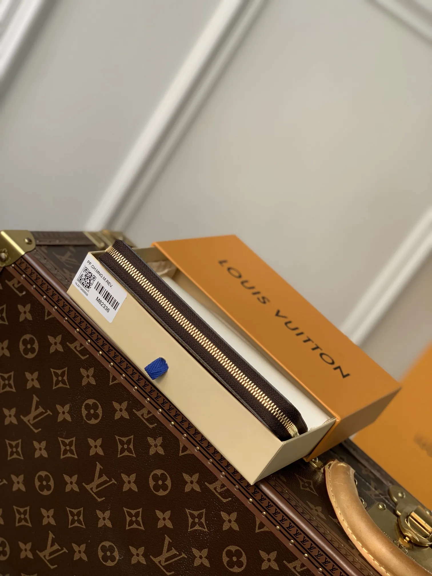 Louis Vuitton グレー Portefeuille Clemence 長財布 - 画像 (4)