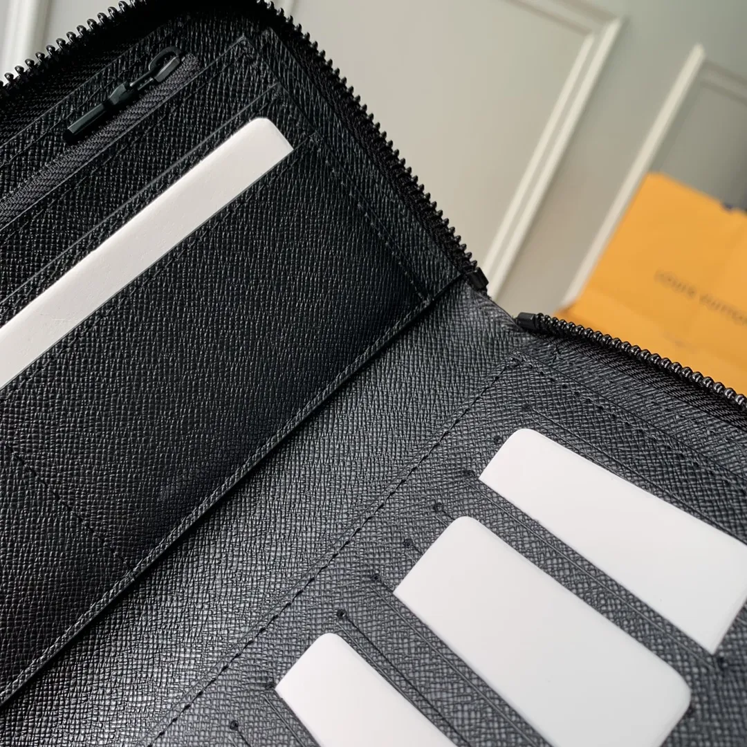 Louis Vuitton Zippy Wallet Vertical 黒 ドット柄 - 画像 (9)
