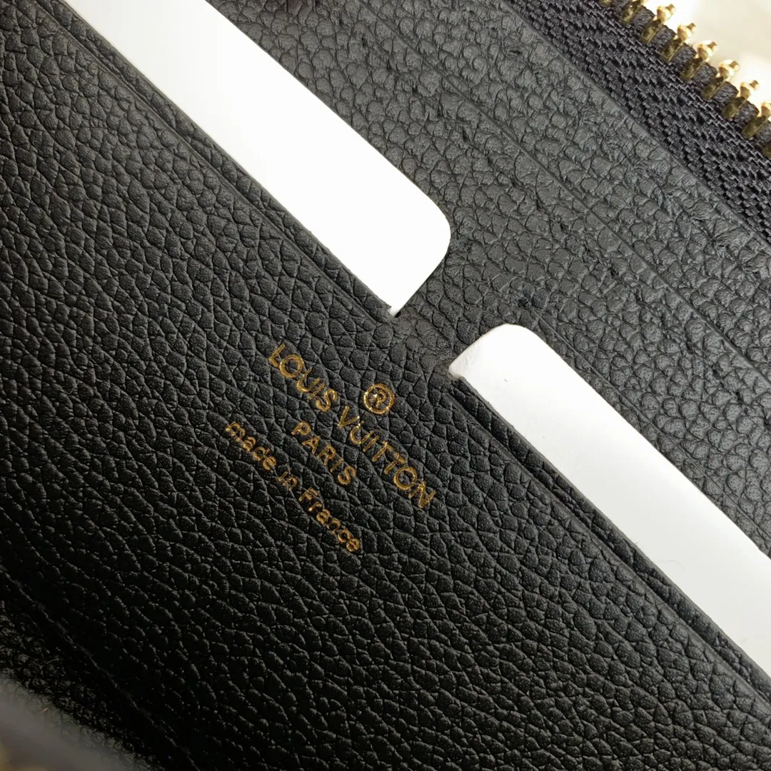 LOUIS VUITTON 黒 Monogram Clemence長財布 - 画像 (8)