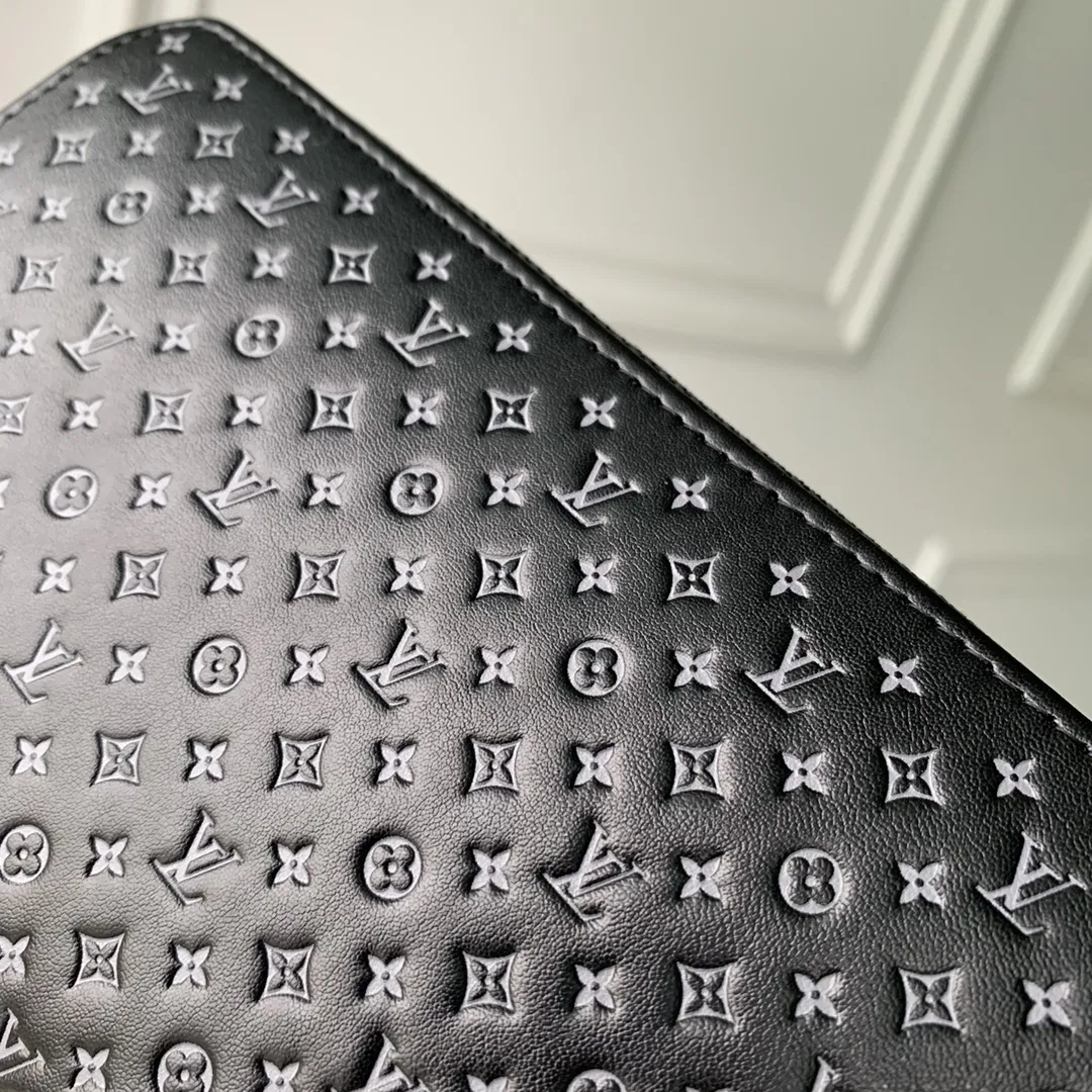 Louis Vuitton 黒 Nano Monogram ジビ財布 - 画像 (9)