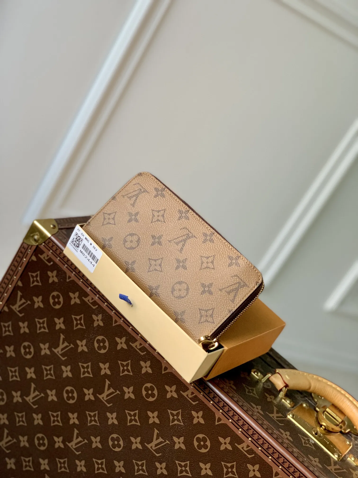 Louis Vuitton Zippy Wallet モノグラムリバース ベージュ - 画像 (3)