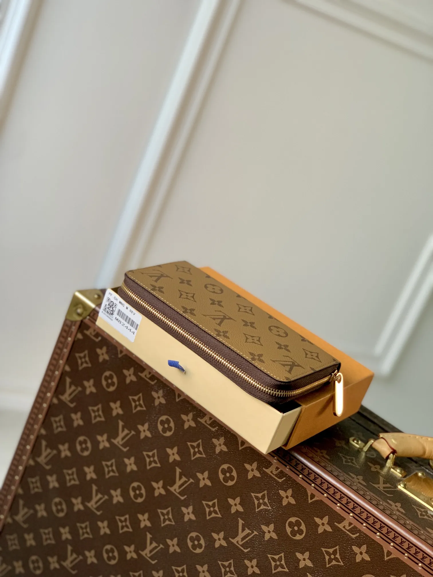 Louis Vuitton Zippy Wallet モノグラムリバース ベージュ - 画像 (4)