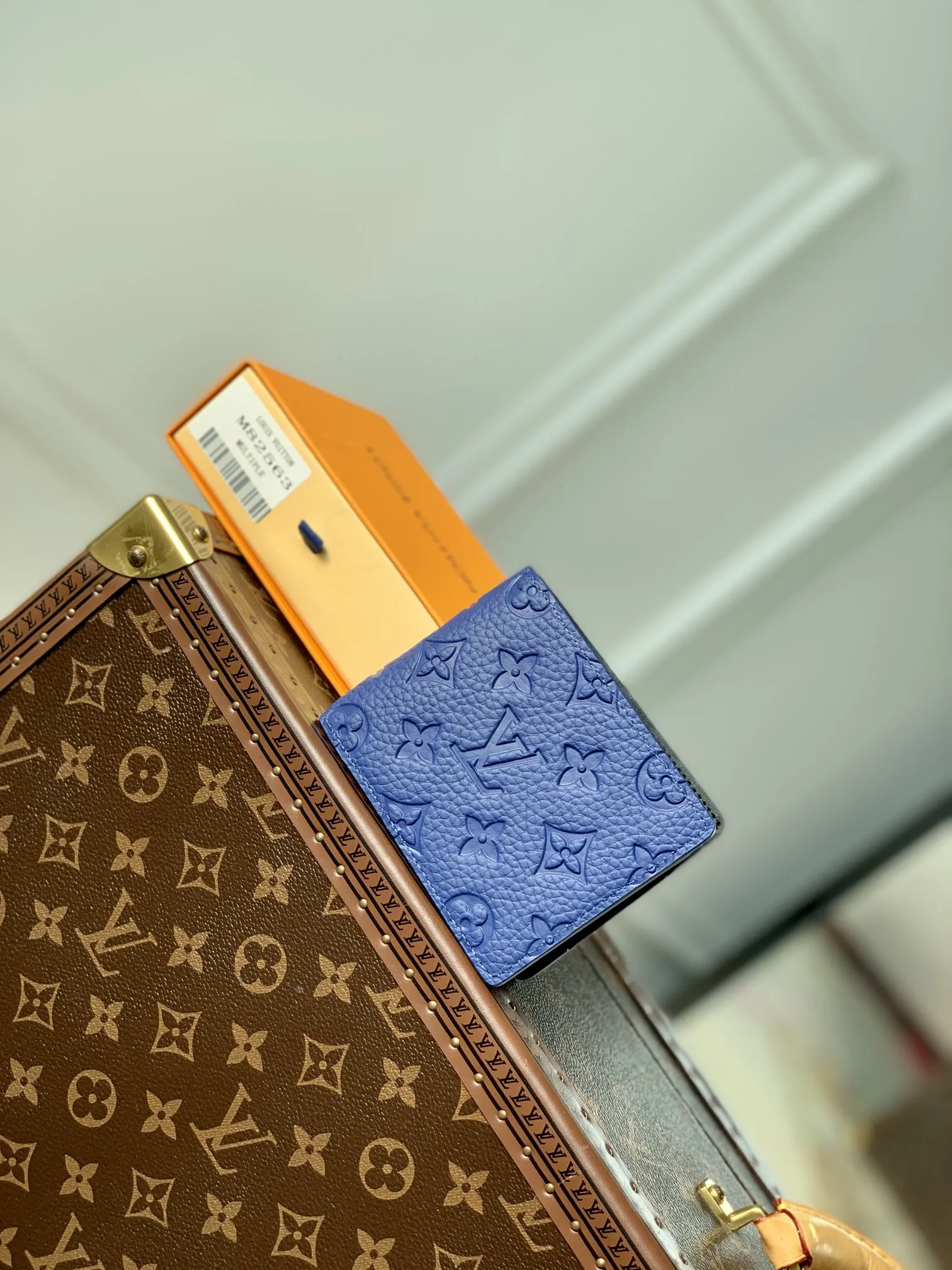 Louis Vuitton ブルーコンパクト財布 Monogram