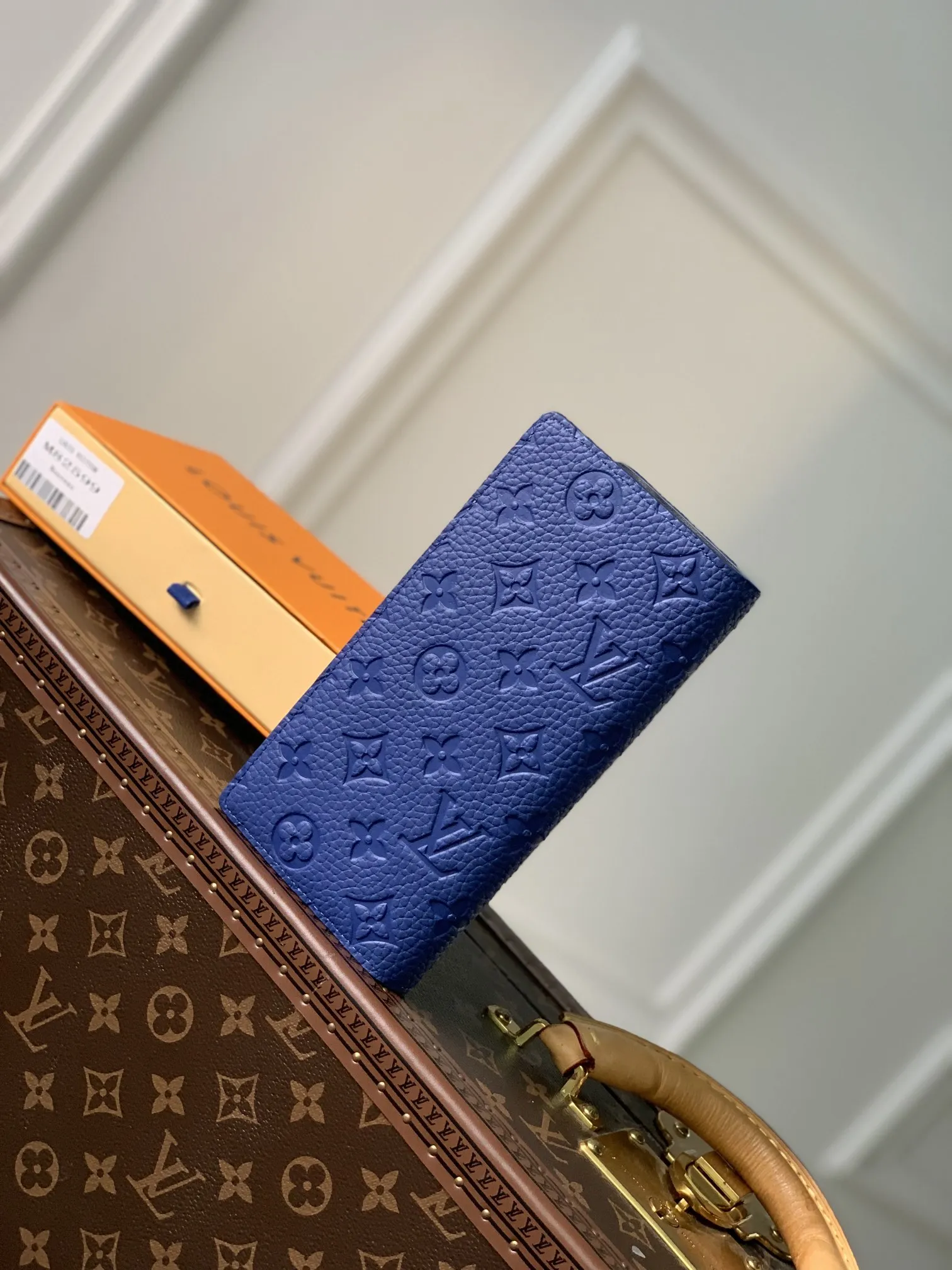Louis Vuitton ブルー Brazza ウォレット Monogram - 画像 (3)