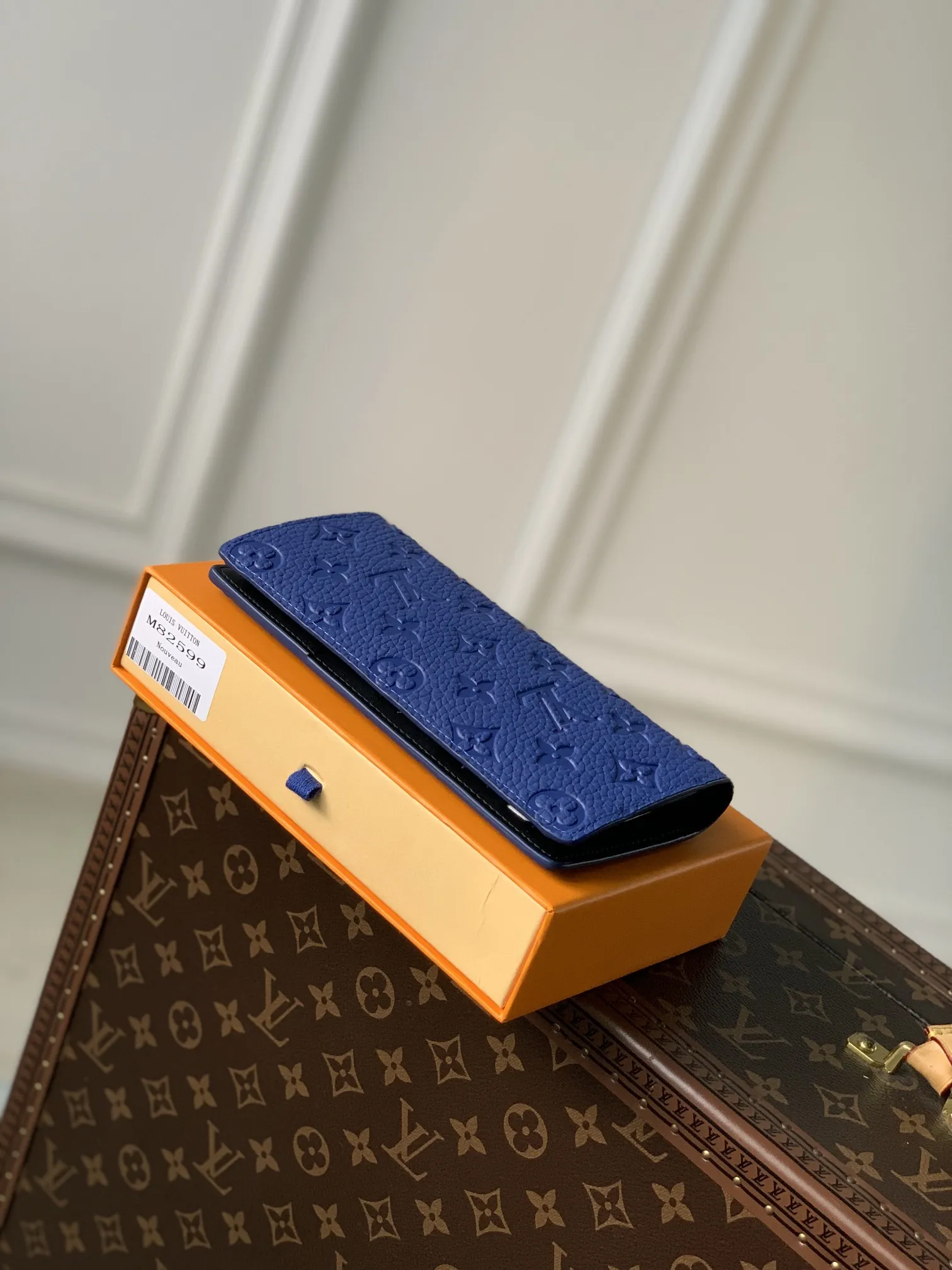 Louis Vuitton ブルー Brazza ウォレット Monogram - 画像 (4)