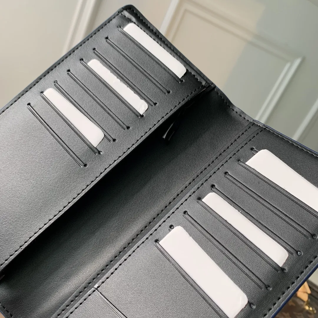 Louis Vuitton ブルー Brazza ウォレット Monogram - 画像 (8)