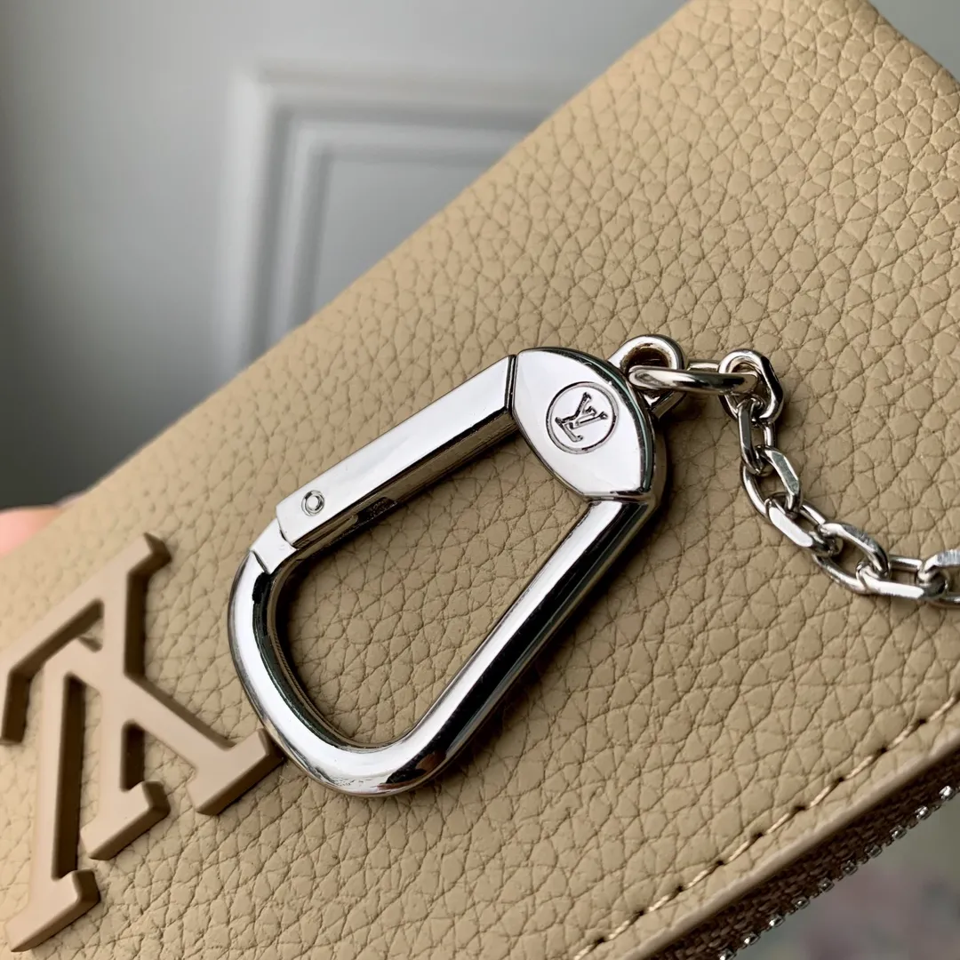 Louis Vuitton杏色キーポーチ小銭入れスタイル - 画像 (7)