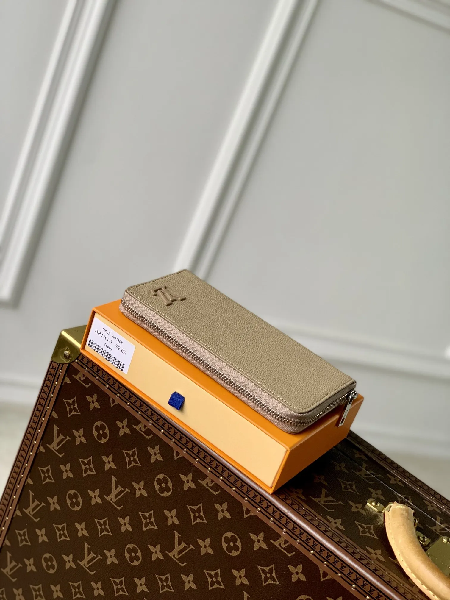 Louis Vuitton杏色Zippy Wallet Vertical - 画像 (3)