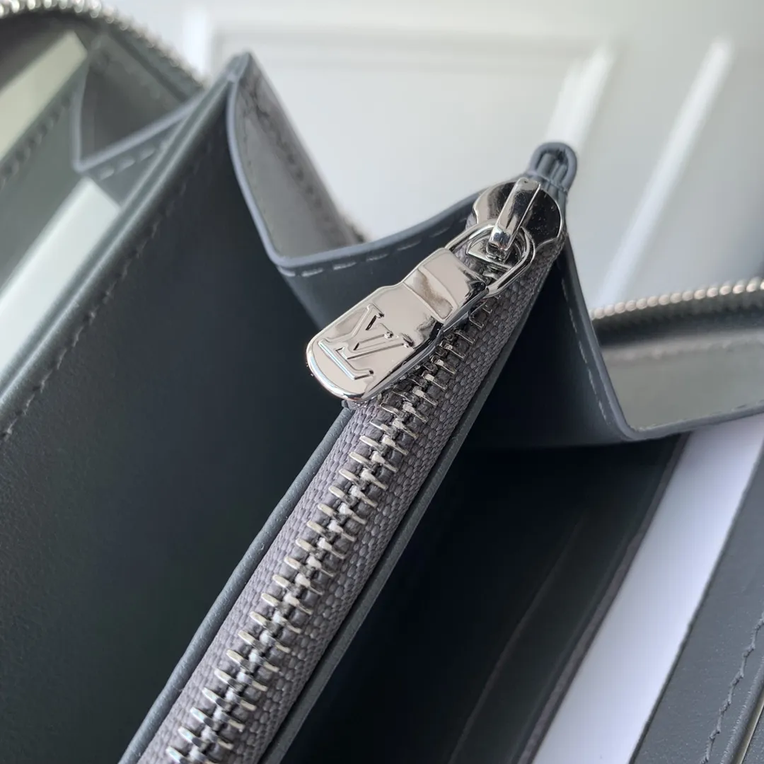LOUIS VUITTON グレー ジップウォレット M81763 - 画像 (9)