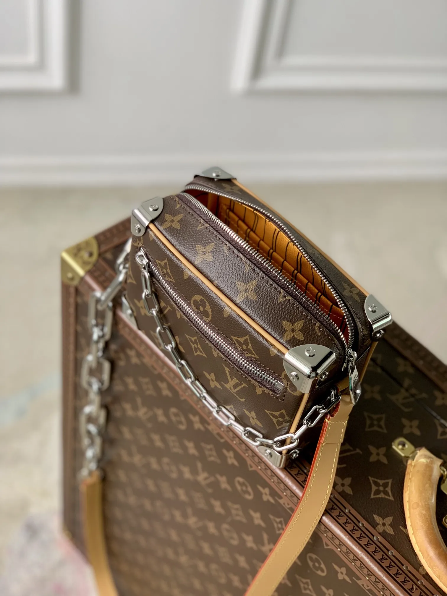 Louis Vuitton Mini Soft Trunk ブラウン バッグ - 画像 (10)