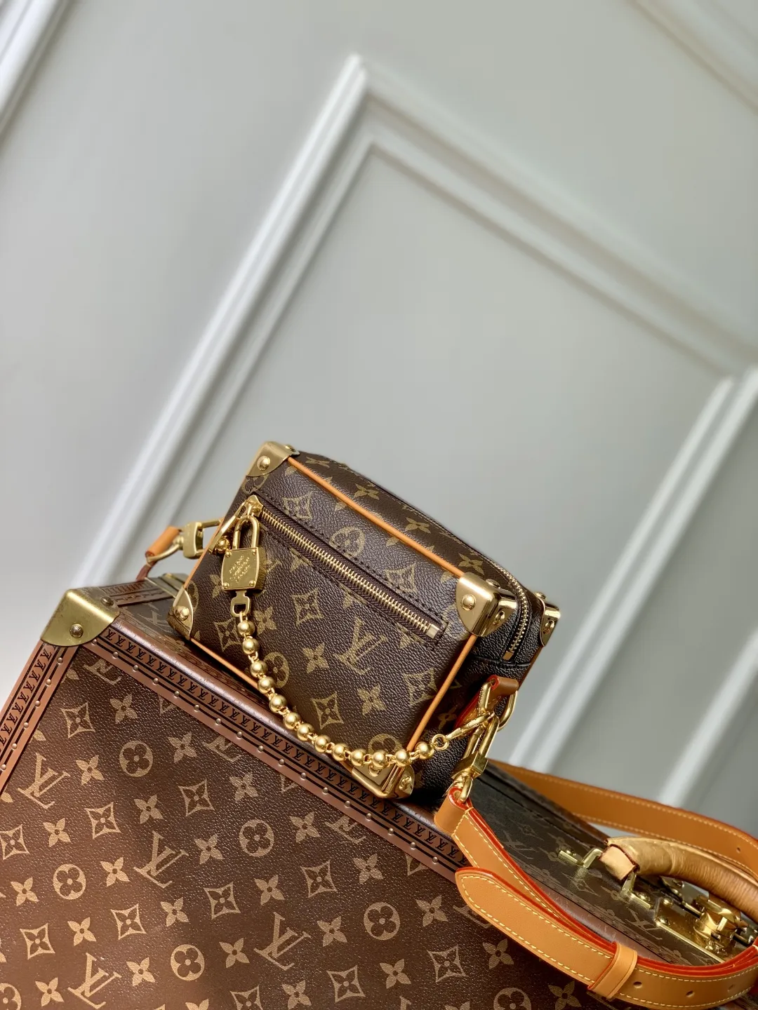 Louis Vuitton Mini Soft Trunk ブラウン ファニーパック - 画像 (3)